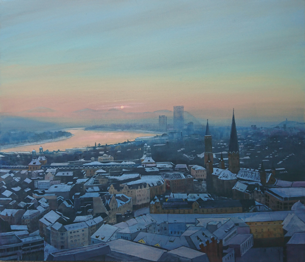 Ted Toms - Bonn snow scene