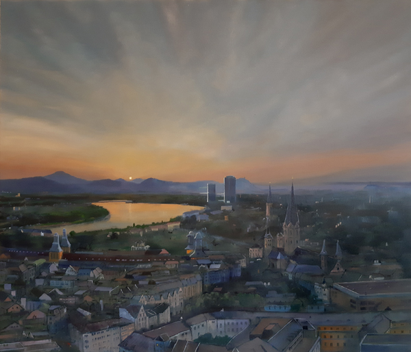 Ted Toms - Bonn snow scene